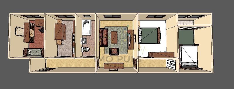 4 camere. Cetatii. Acoperis.